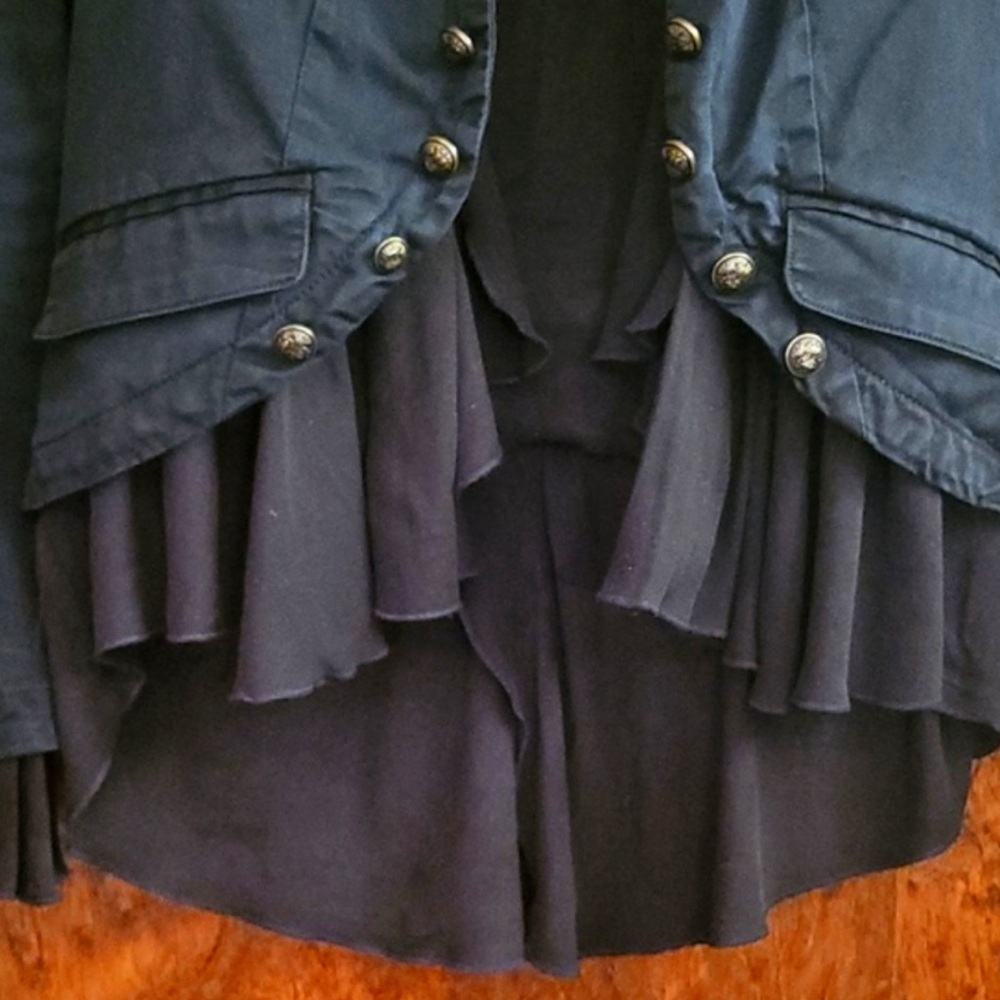 Free People Ruffle Romance Jacket XS - Picture 4 of 15